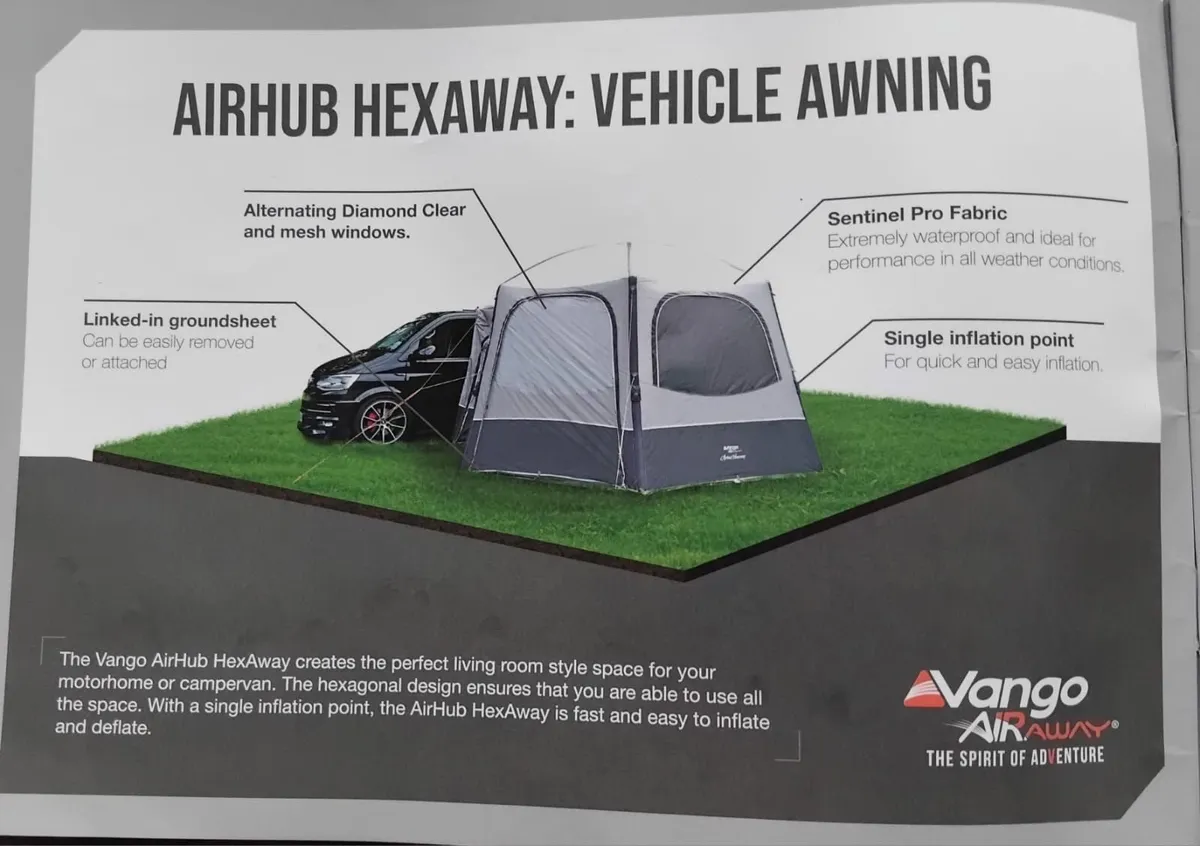 CAMPER- VEHICLE- AWNING -SUIT ANY VAN. - Image 2