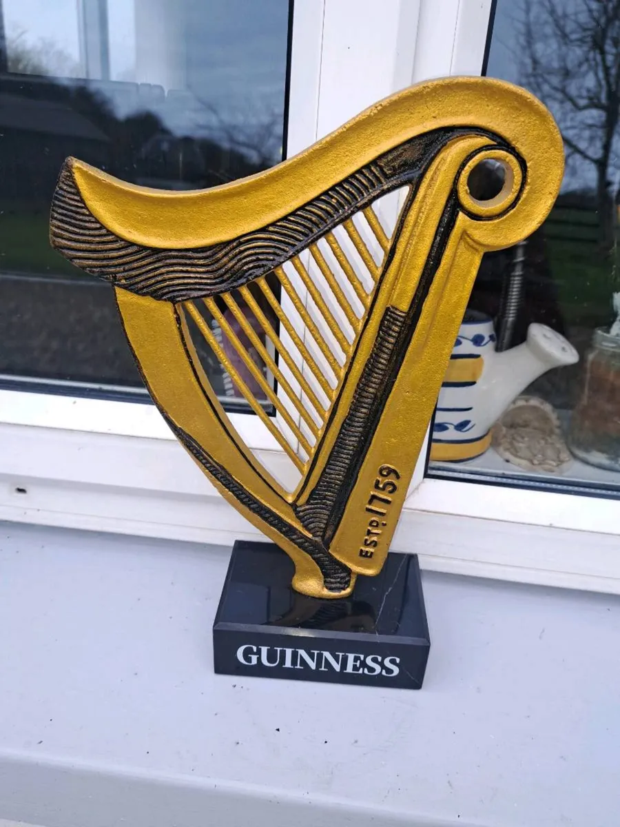 Large Guinness  harp ornament - Image 4