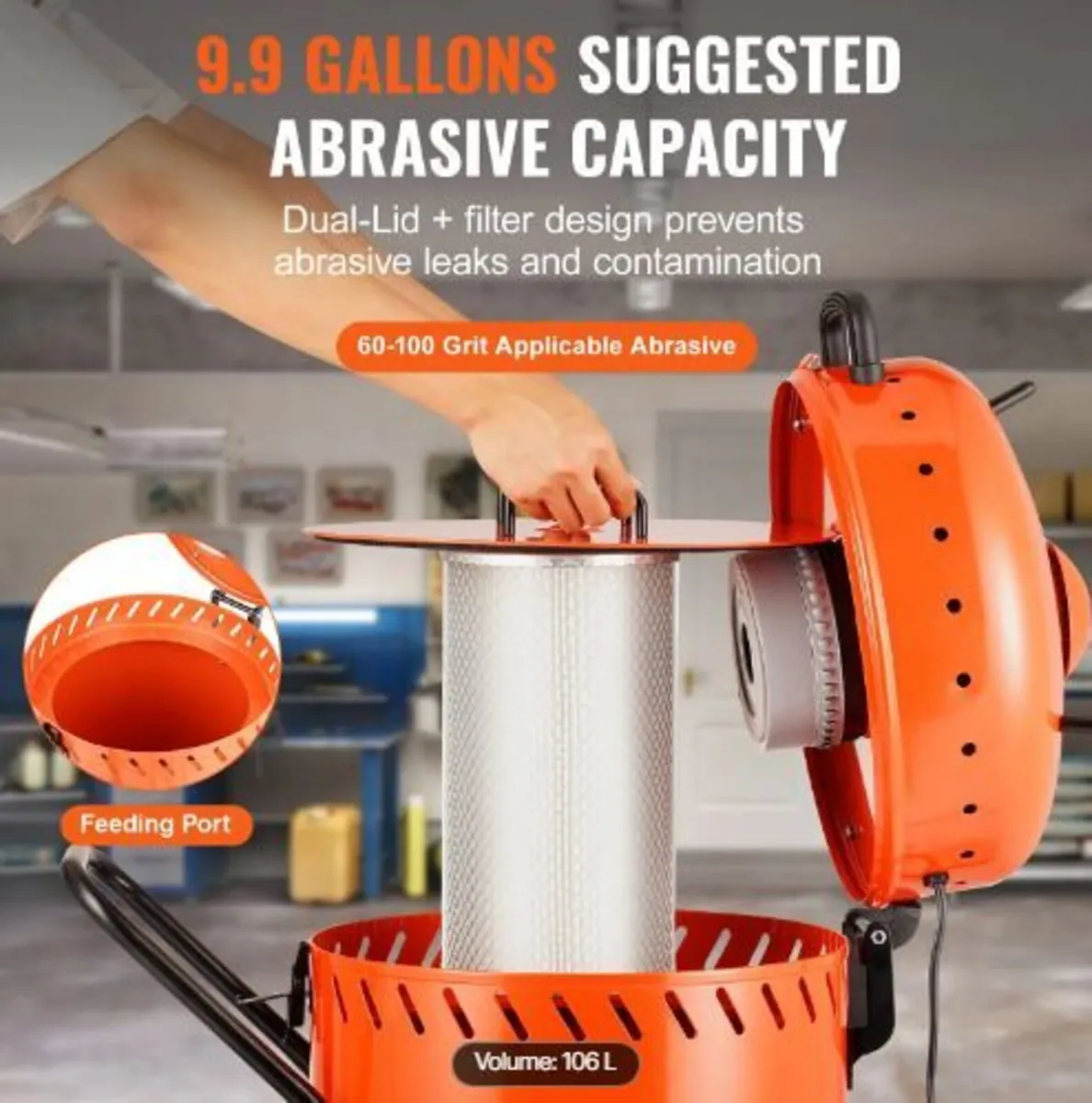 28 Gallon Vacuum Sand Blaster - Image 4