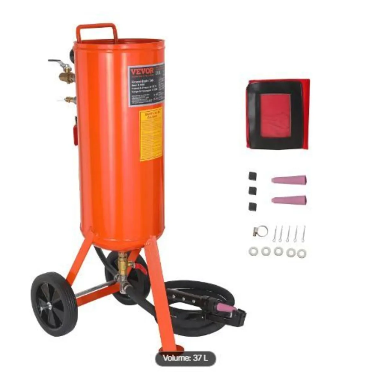 37.9 L Heavy-Duty Sand Blaster - Image 3