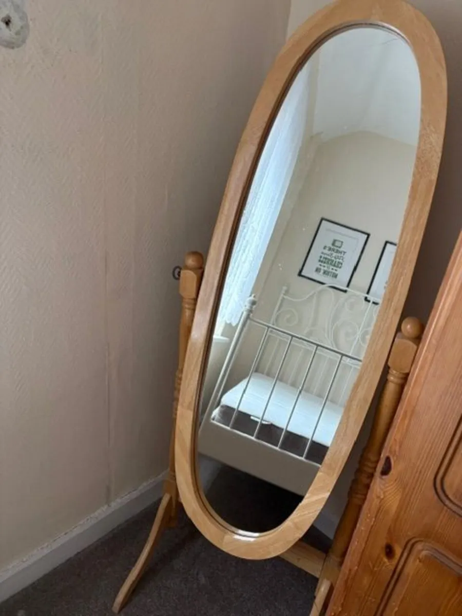 Free standing mirror