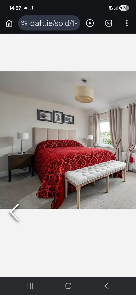2x Heavy Brocade Bed Spreads - Image 2