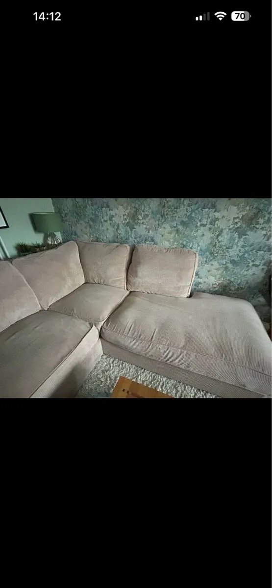 Harvey Norman L shape corner sofa - Image 1