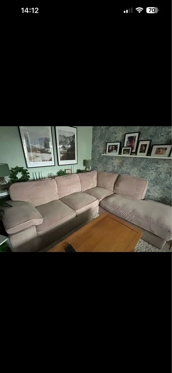 Harvey Norman L shape corner sofa - Image 3