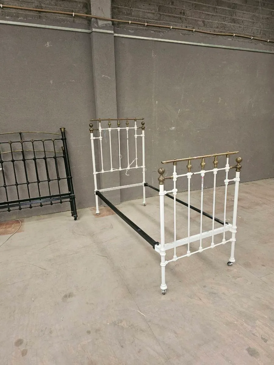 Antique Queen Bed frame - Image 1