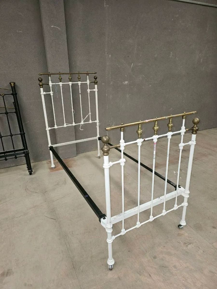 Antique Queen Bed frame - Image 2