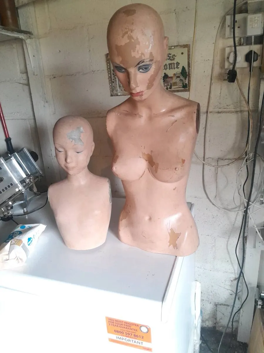 Two vintage model bustes - Image 1