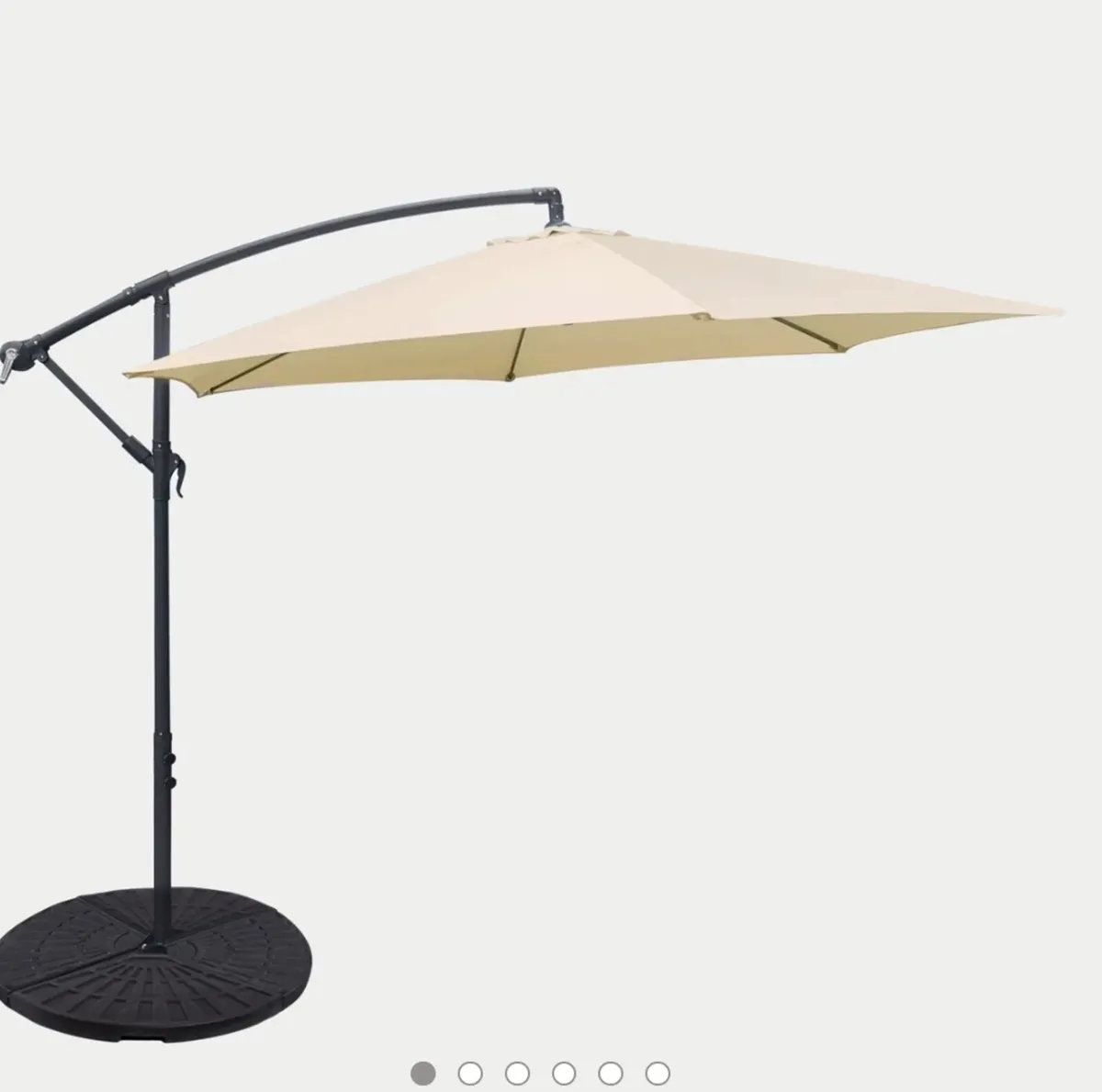 Parasol with slab based 20kg