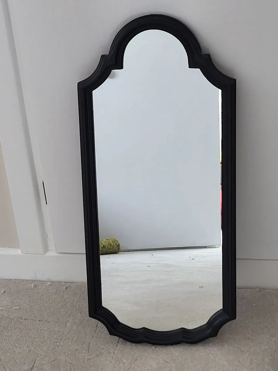 Black  Framed Mirror