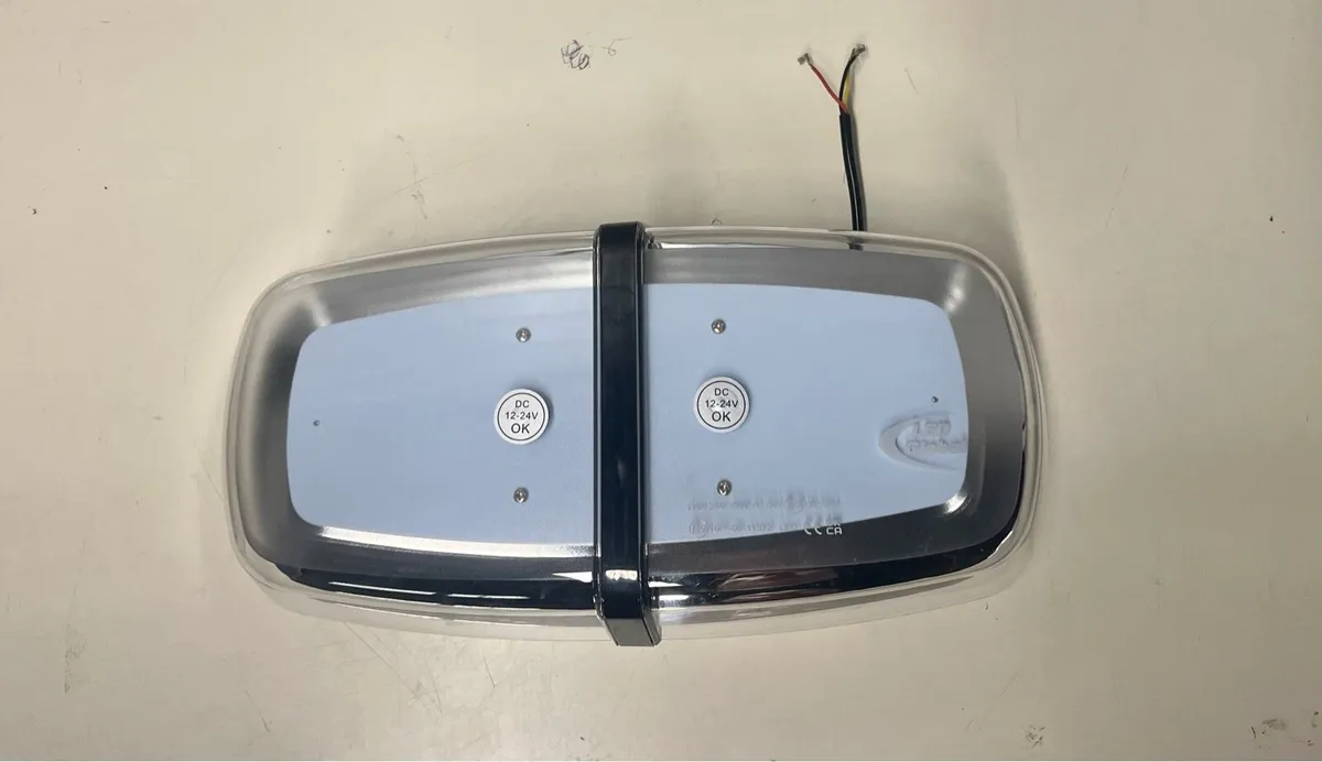 R65 LED Amber Single Bolt Warning Light Bar - Image 4