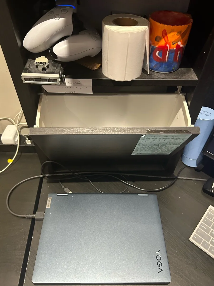 IKEA Corner Workstation Desk + Side Desk - Image 4