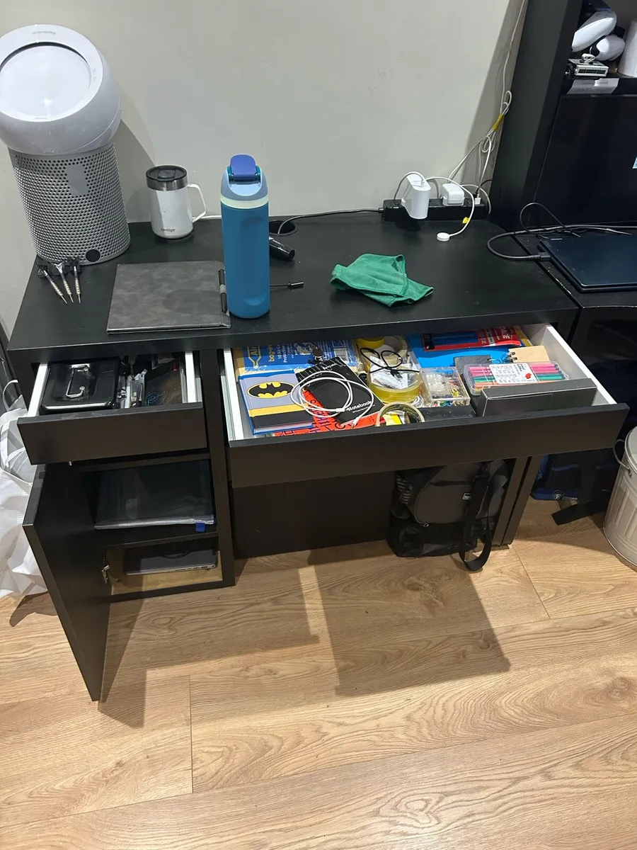 IKEA Corner Workstation Desk + Side Desk - Image 3