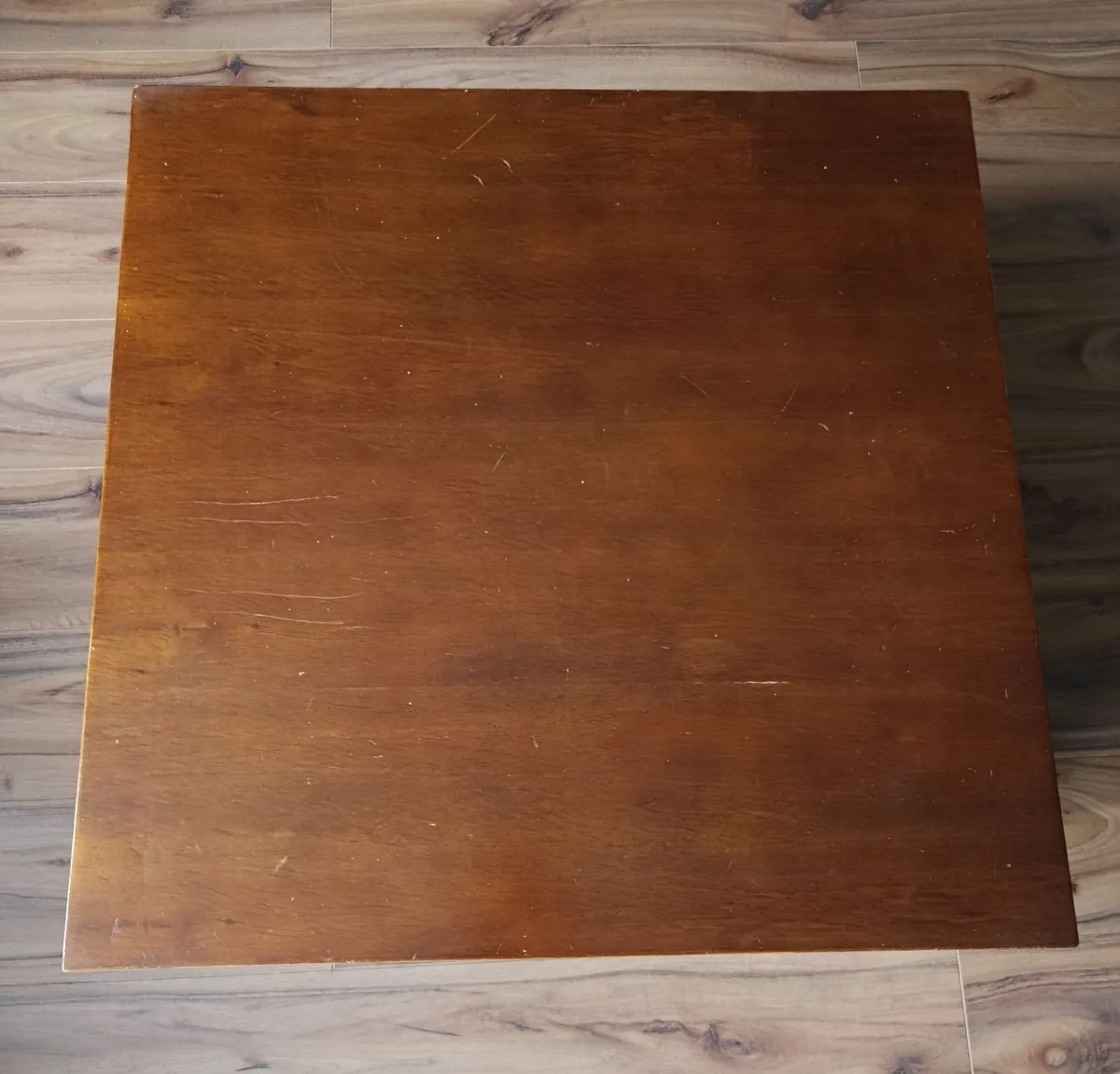 Square Wooden Side / Coffee Table – Swords (Collec - Image 2