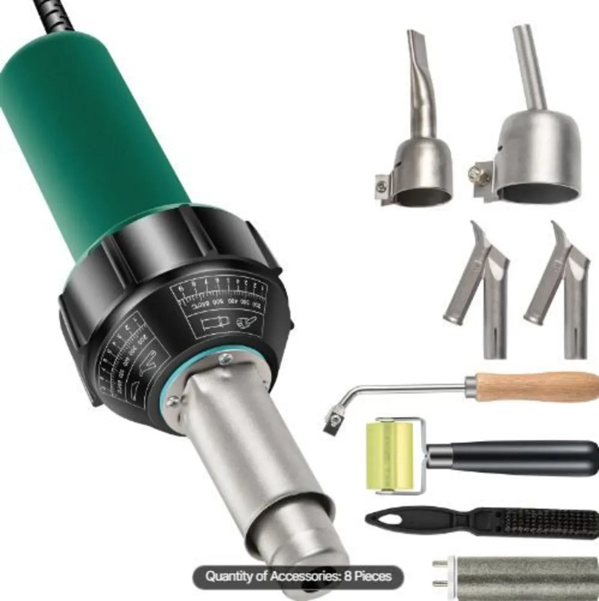 Roofing Welder, 8 Pcs PVC Welding Gun, 1600W - Image 4