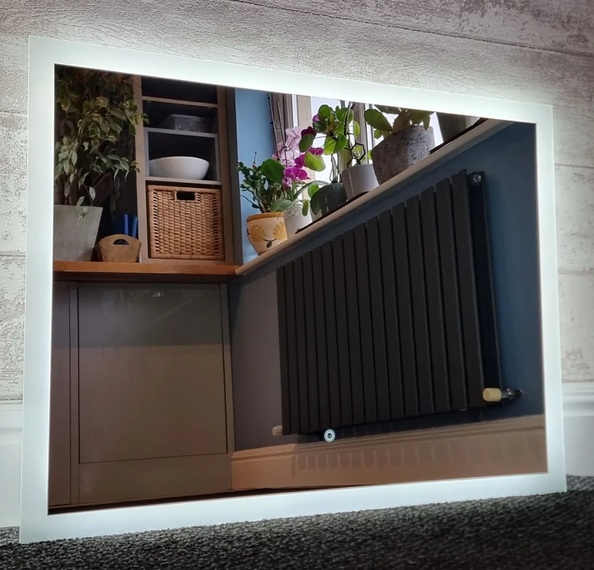 LED Bathroom Mirror Horizonatl Vertical Fit Touch - Image 2