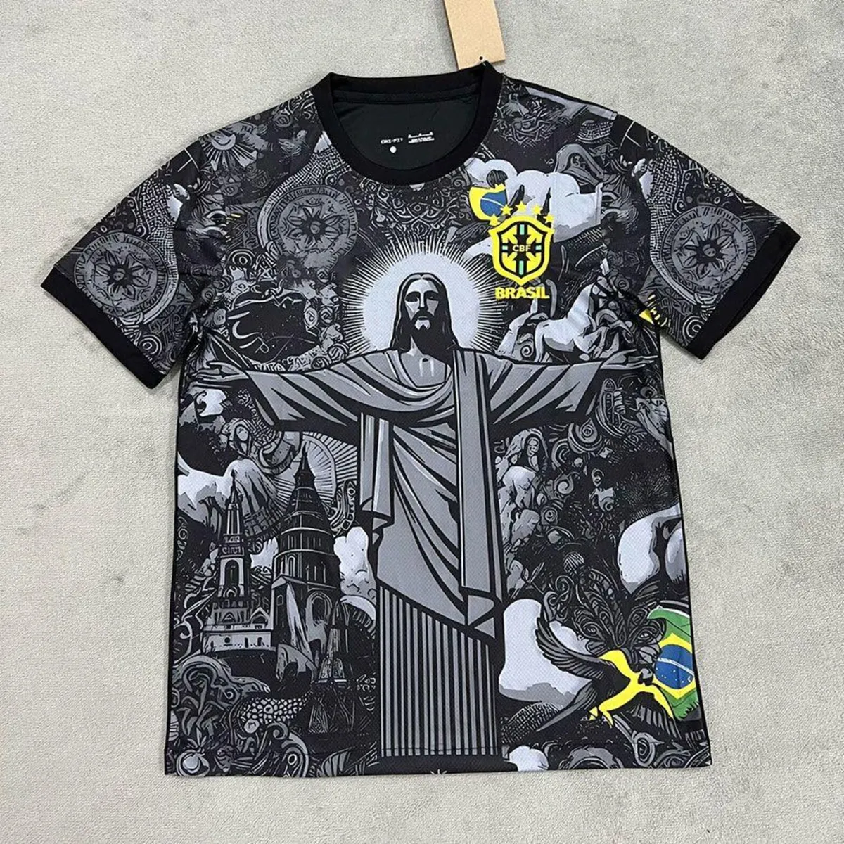Nike Brazil Christ the redeemer soccer jersey - Image 1