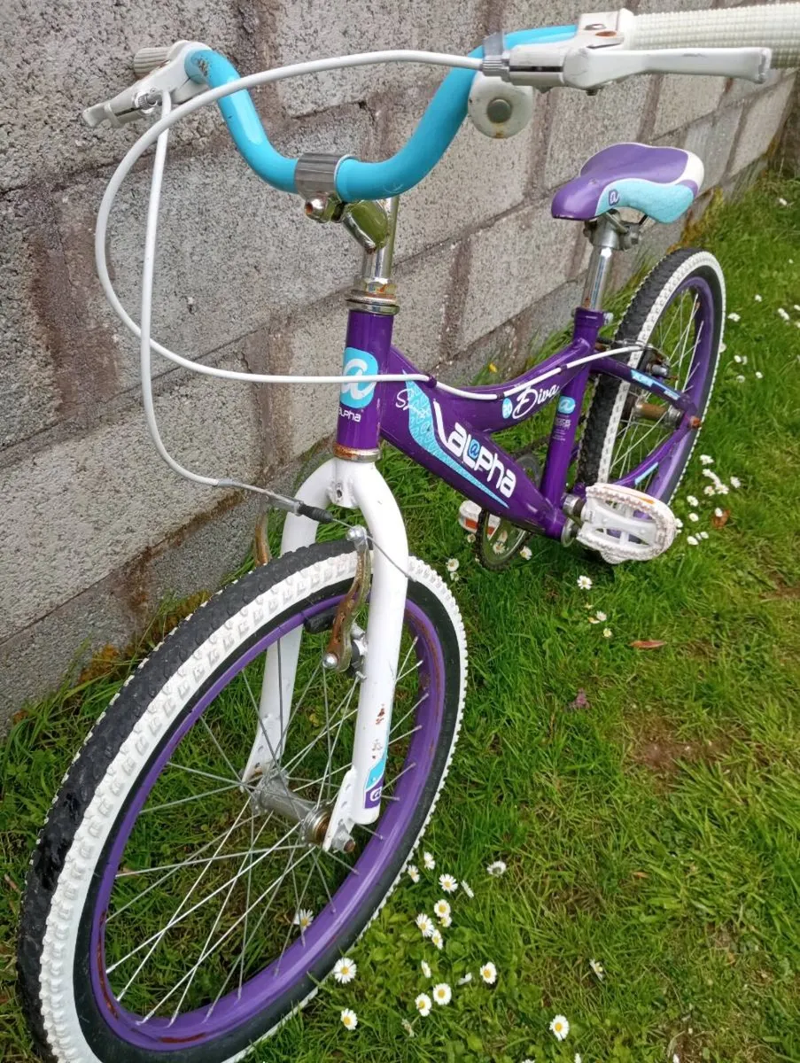 Girls bicycle 20 inch wheel near new condition - Image 3