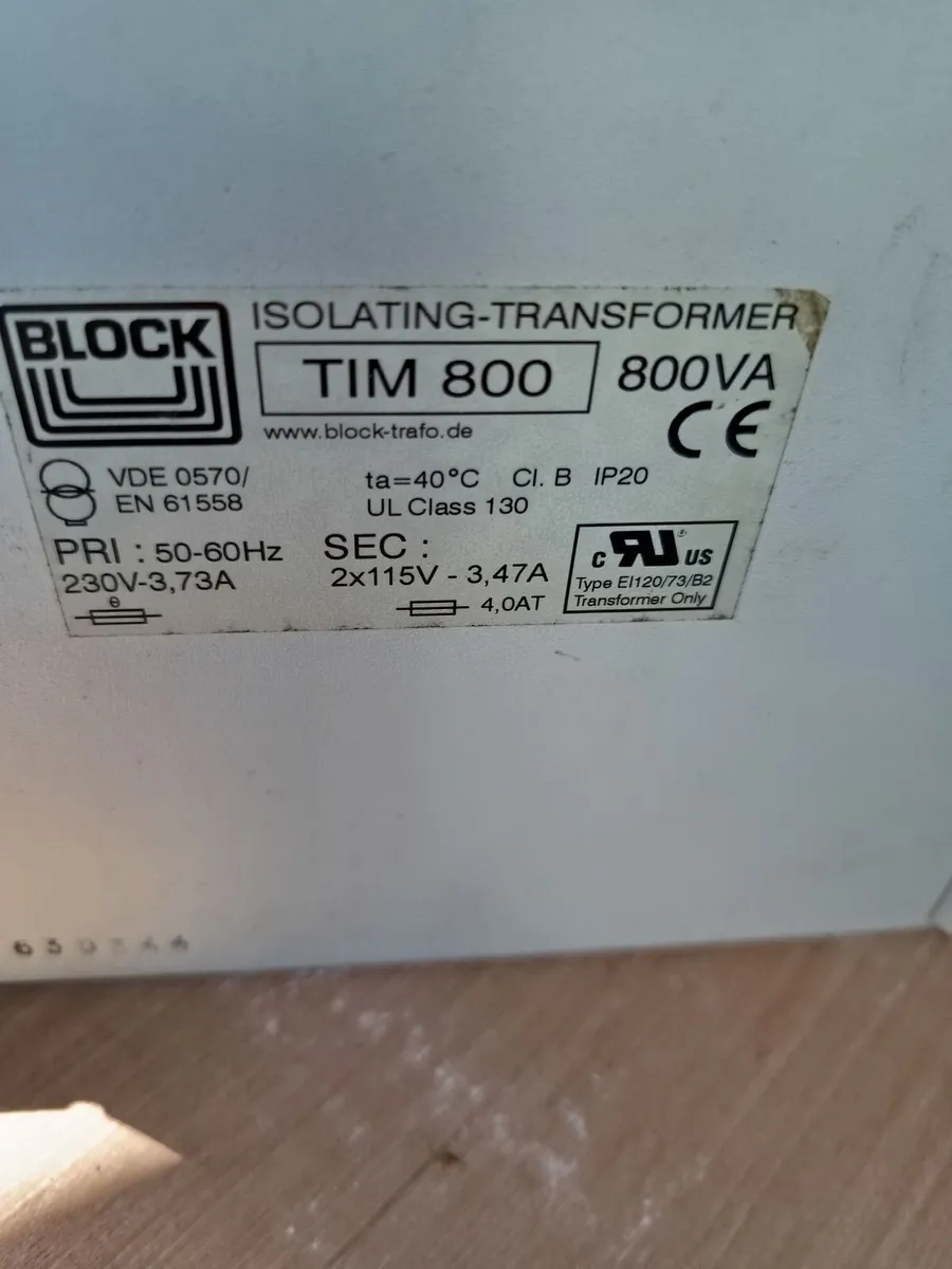 Isolating Transformer TIM800 - Image 3