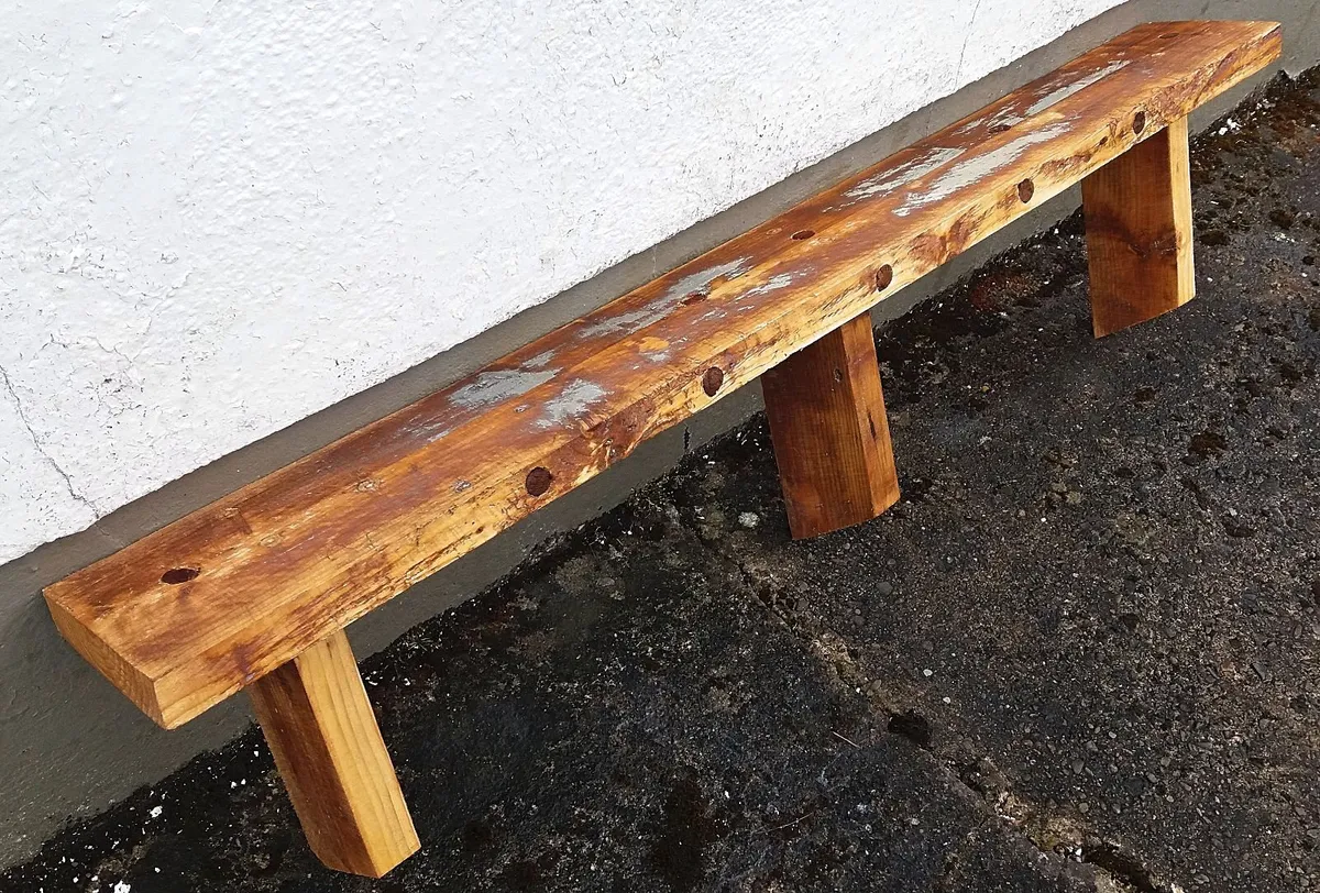 NEW Rustic Stove Mantle / Floating Shelf LONG - Image 3