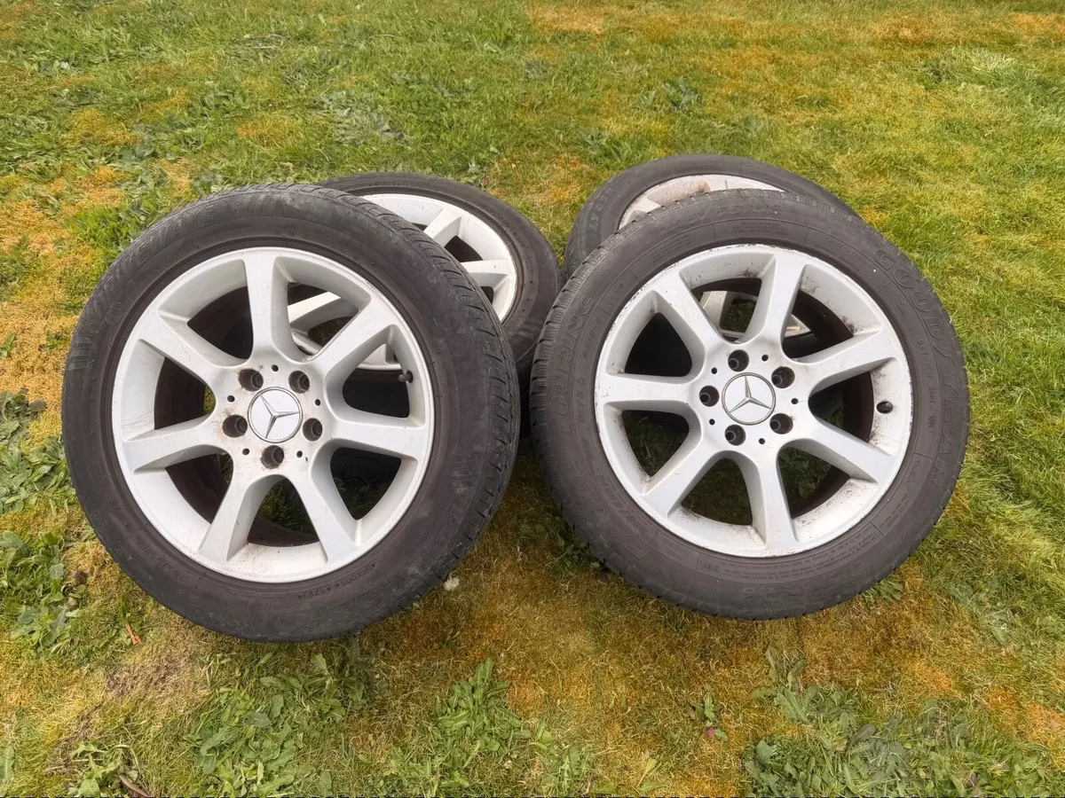 Set of 16 inch original  Mercedes wheels 5x 112 - Image 2