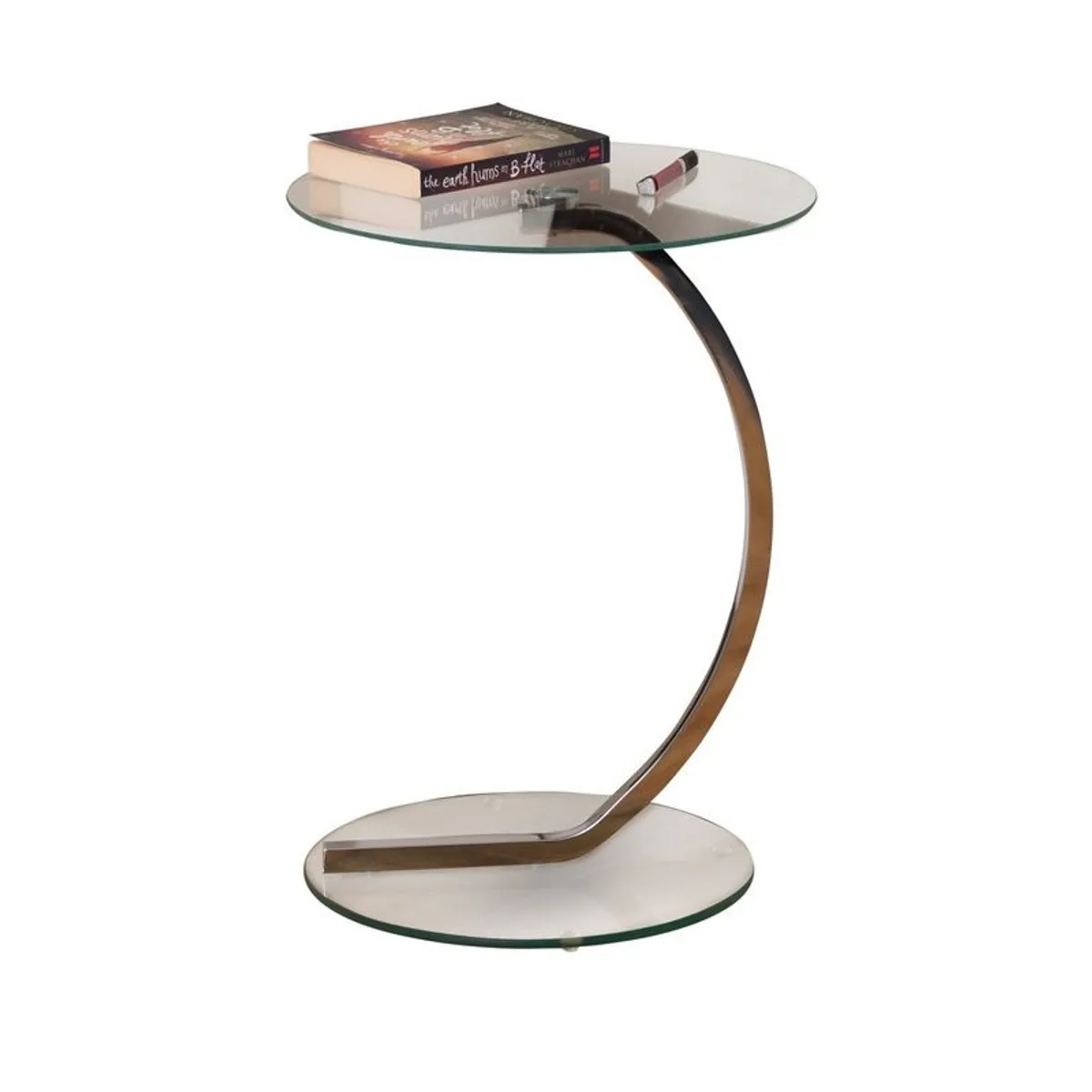 Glass and Chrome table
