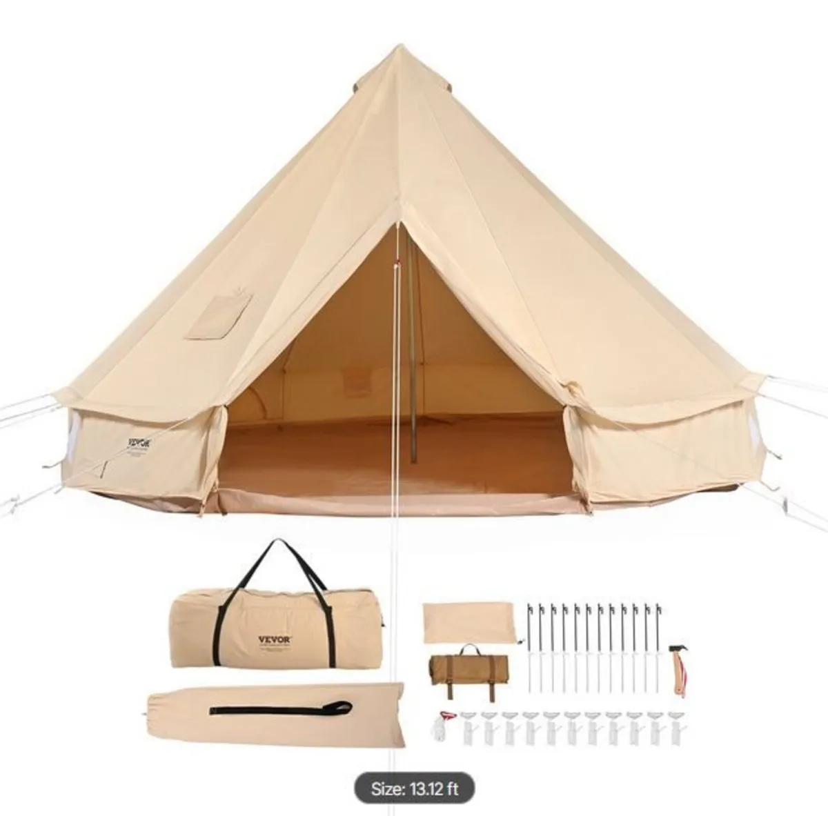 Canvas Bell Tent, 4 Seasons 4 m - Image 1