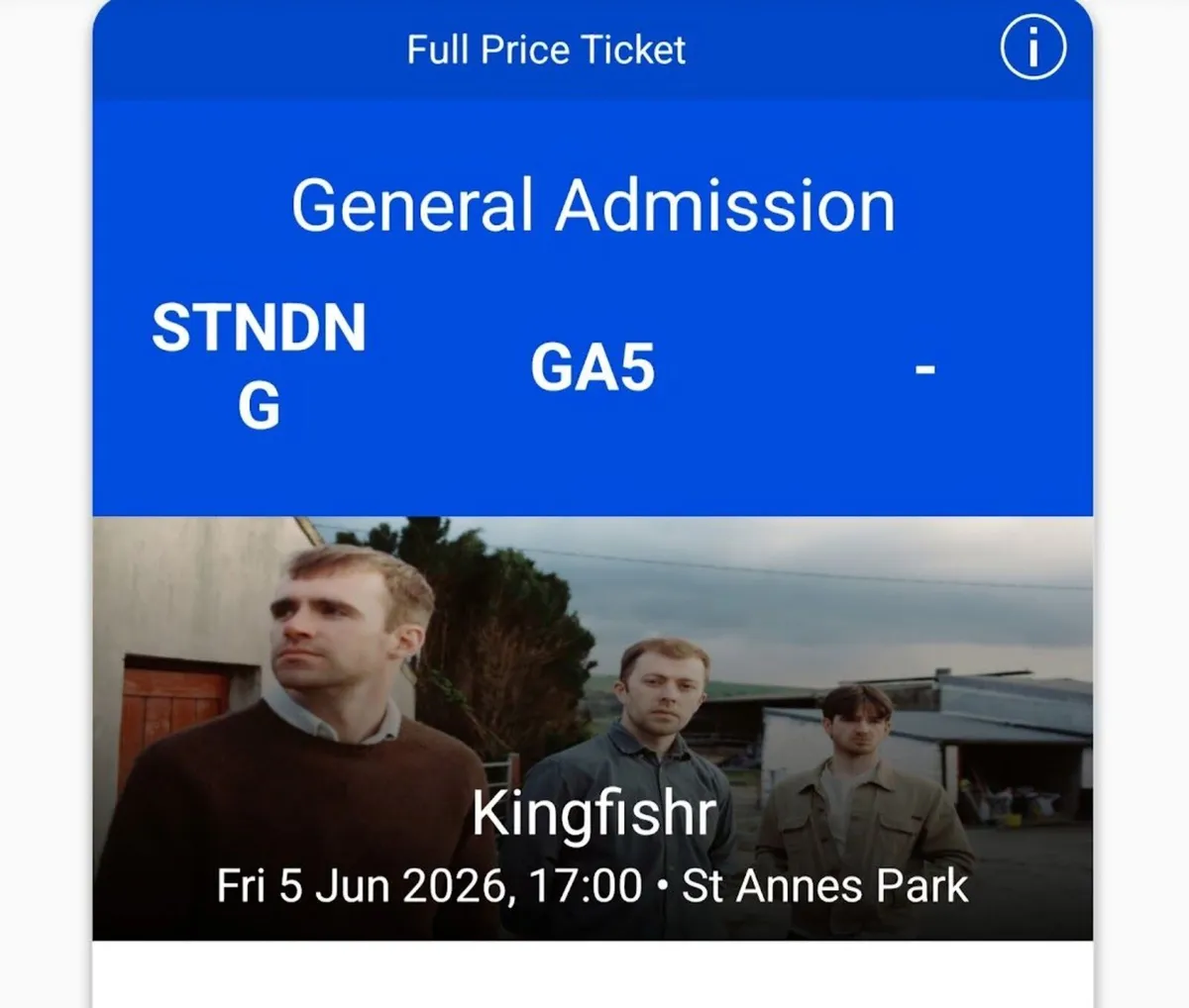 Kingfishr St Annes Park Friday 5th June X4 - Image 1