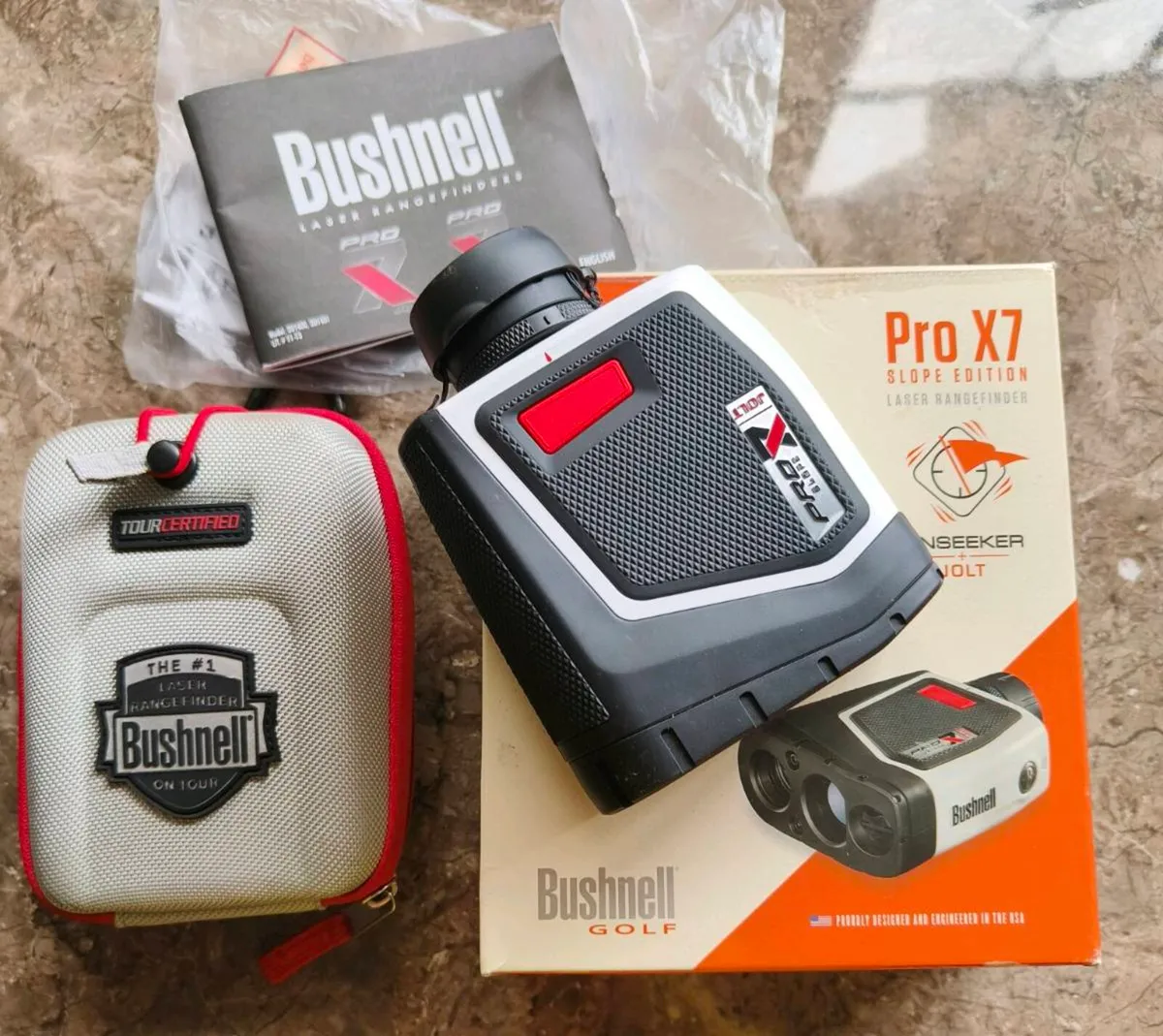 Bushnell Pro X7 Golf Rangefinder - Image 1