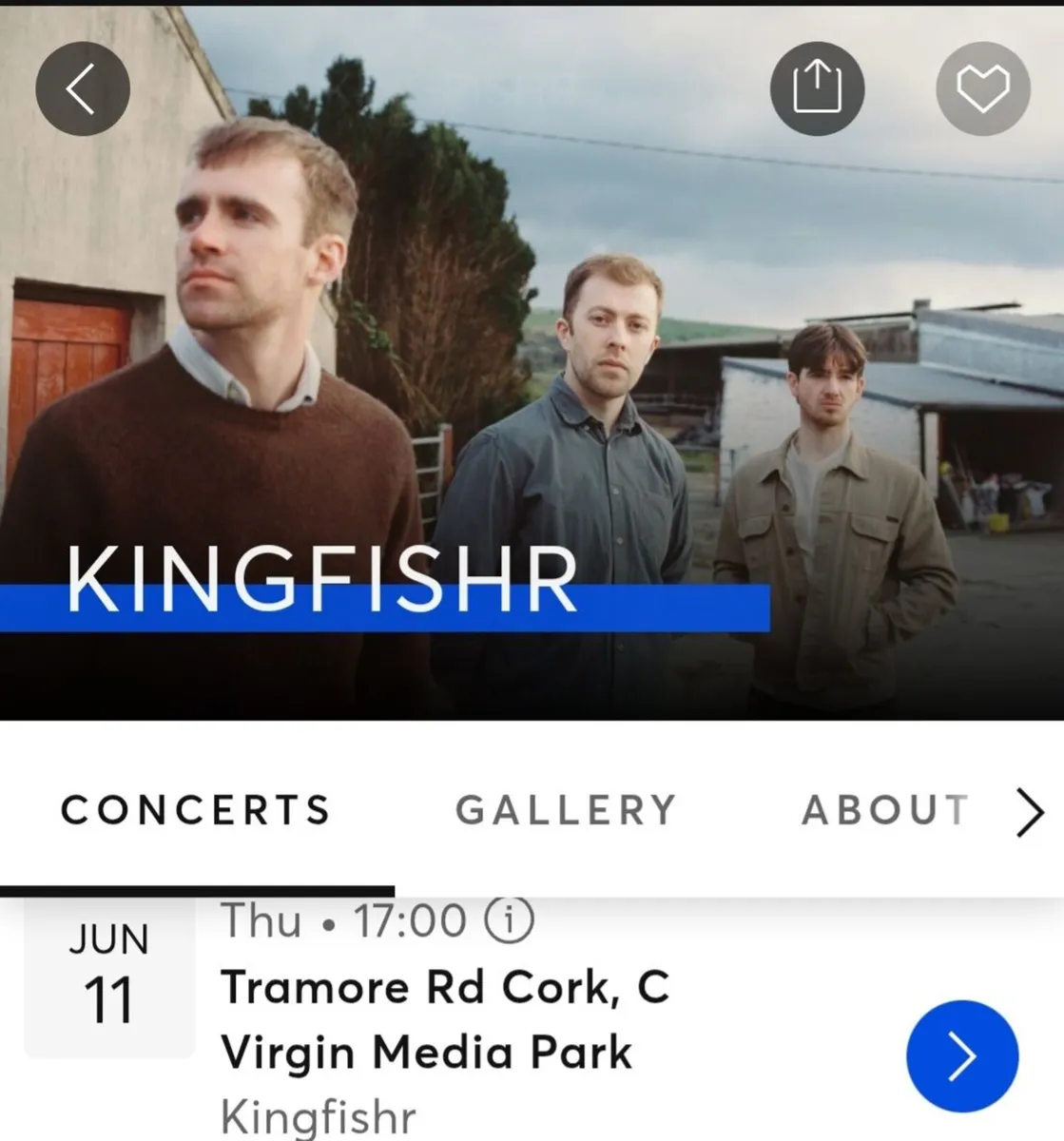 Kingfishr tickets x4