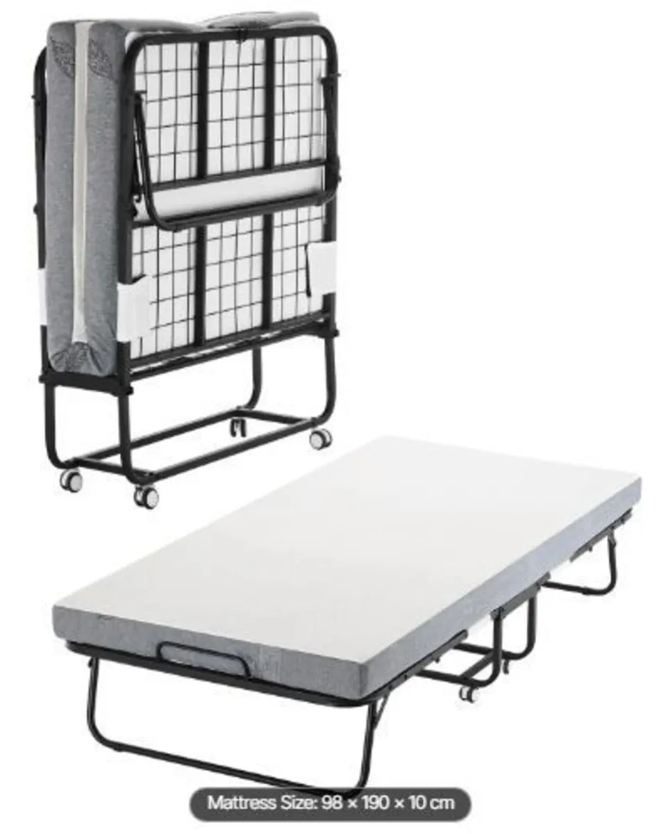 Rollaway Bed, 38 in x 75 in Folding Bed - Image 4
