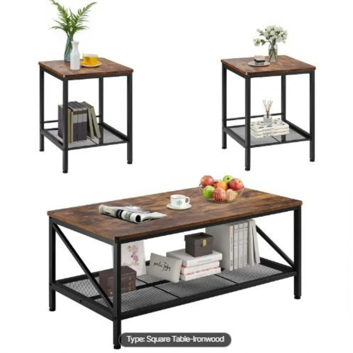 3 Pieces Living Room Table Sets - Image 2