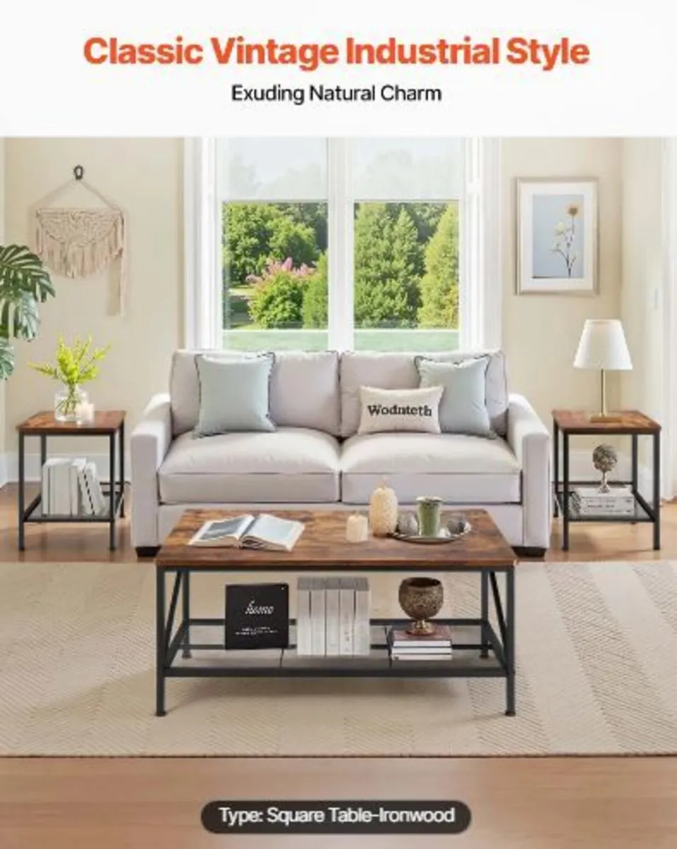 3 Pieces Living Room Table Sets - Image 4