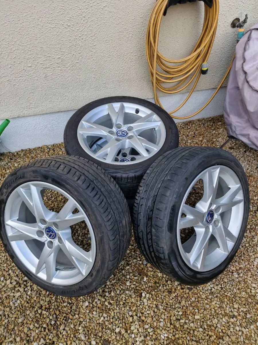 17' VW CADDY/GOLF ECT ALLOYS /GOOD TYRES/5x112 - Image 3