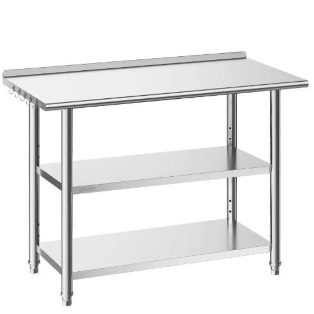 Stainless Steel Work Table, 61x122 cm - Image 1