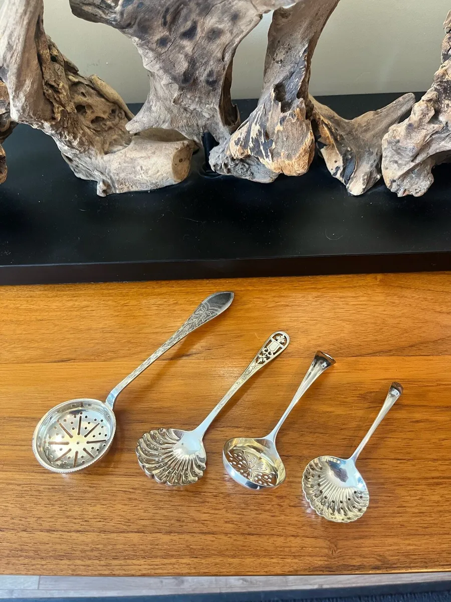 Antique Sugar Sifters x4 - Image 2