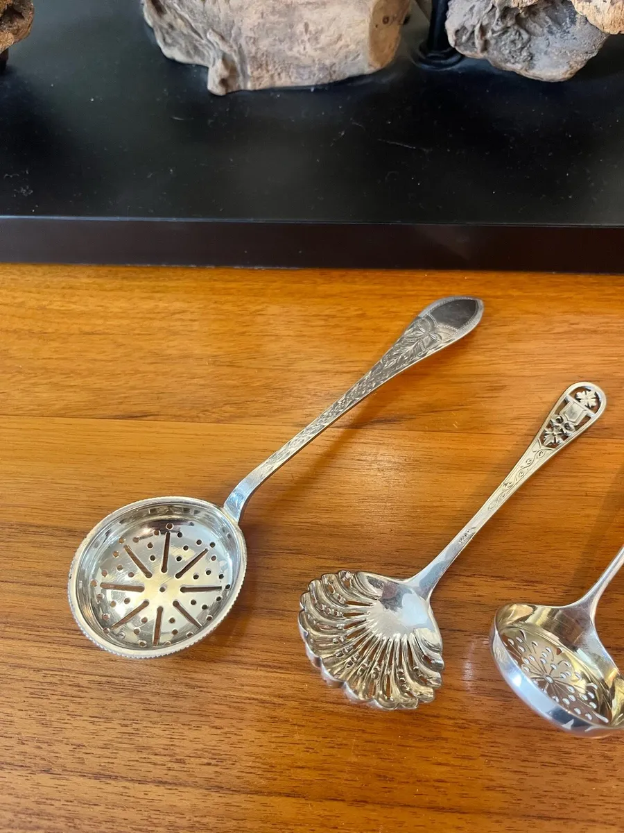 Antique Sugar Sifters x4 - Image 3