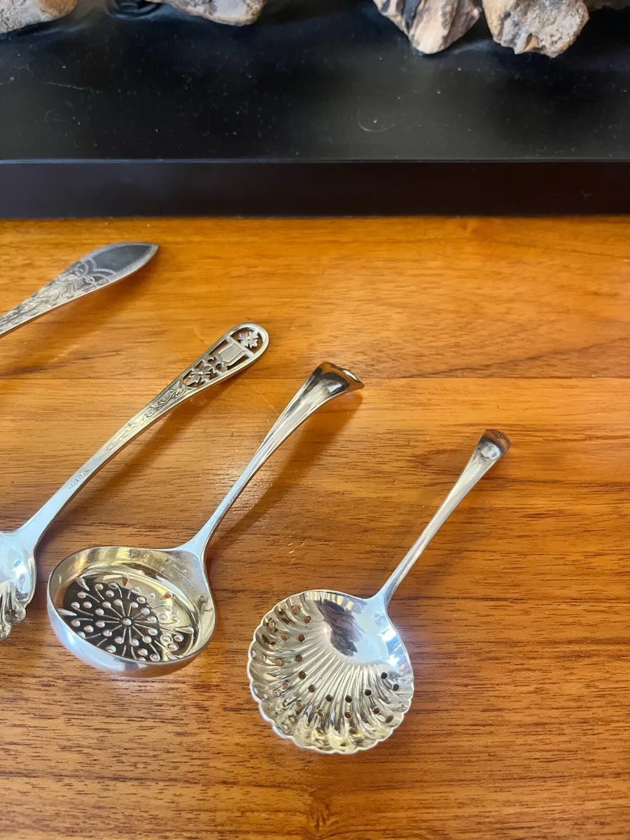 Antique Sugar Sifters x4 - Image 4