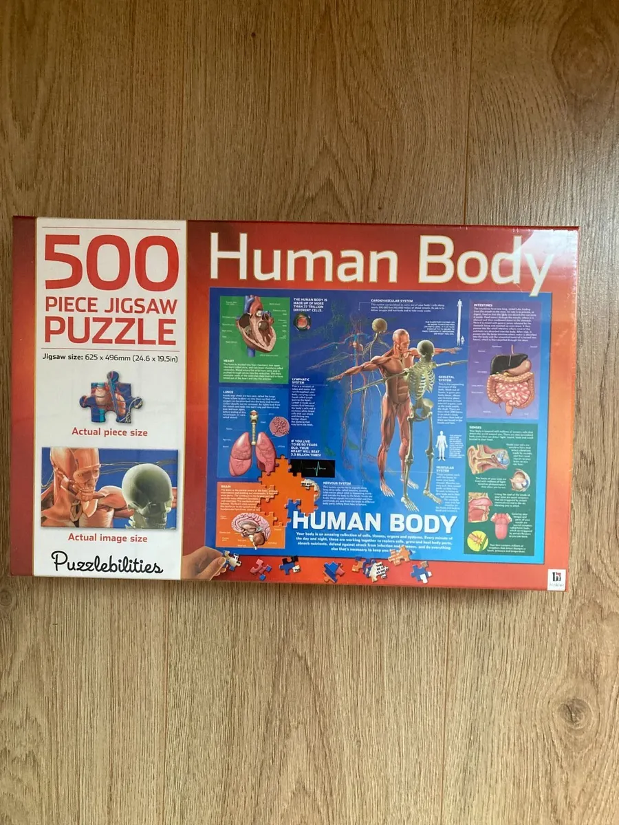 500 piece Human Body Jigsaw Puzzle - Image 1
