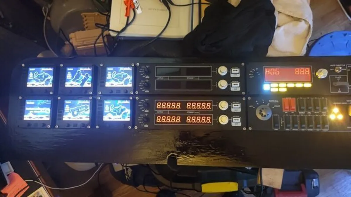 Logitech flight simulator