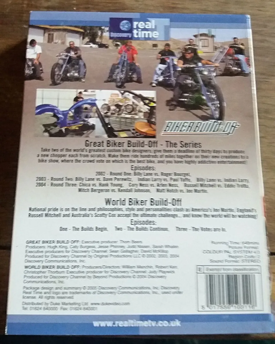 4 DVDS Great Biker Build Off / World Biker Build - Image 2