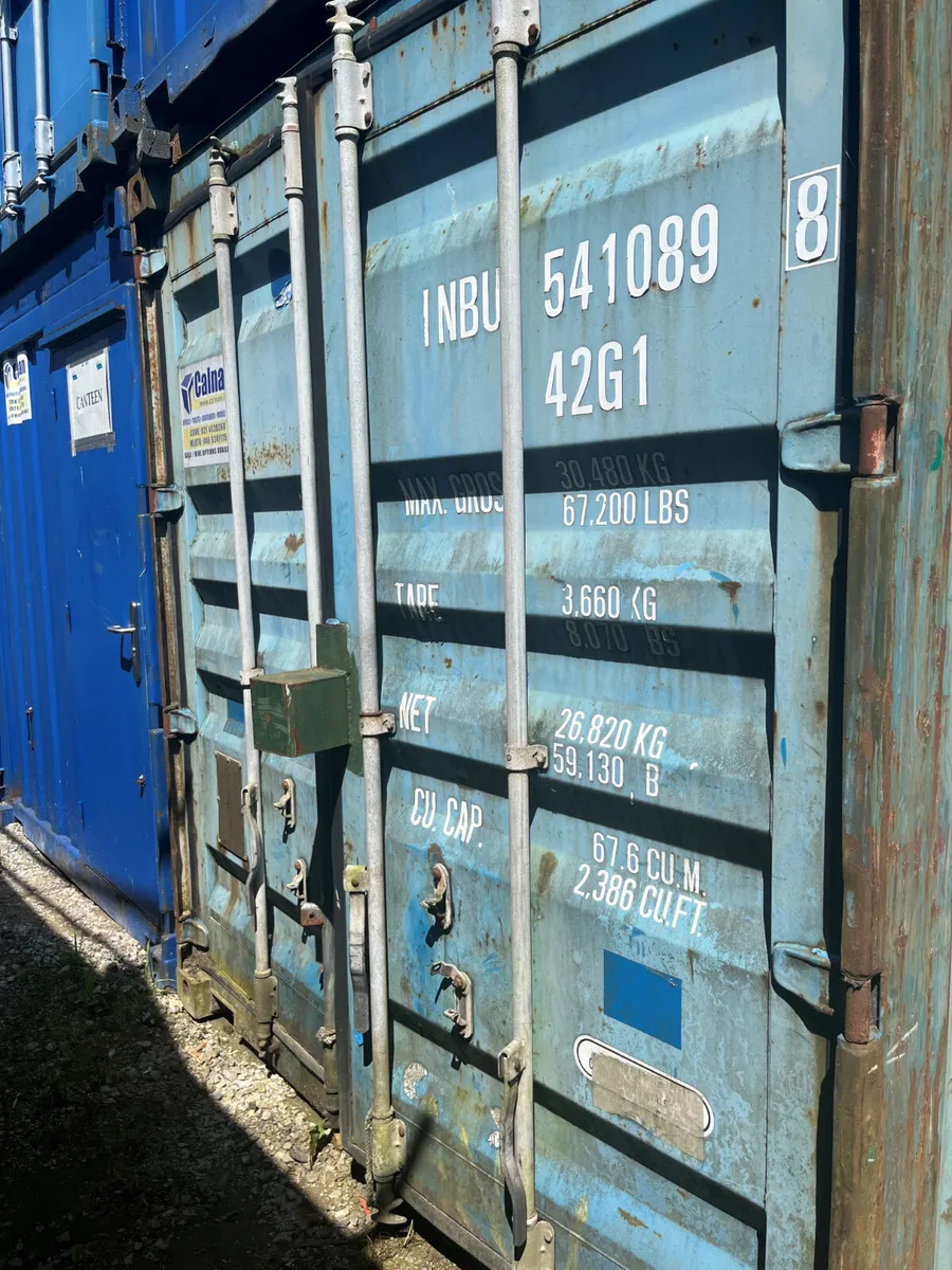 Storage container - 40x8ft - Grey/Blue - 541089-8 - Image 1