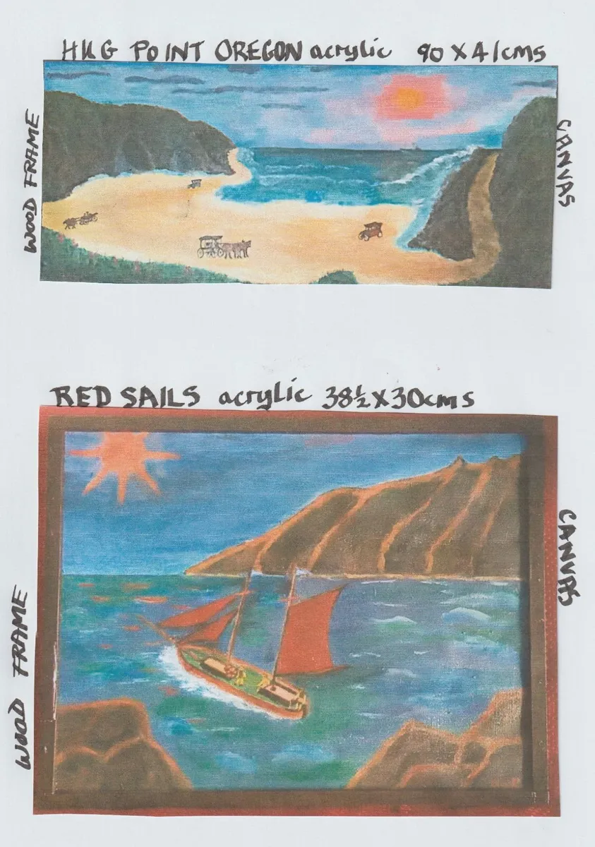 Seascape art // 17 paintings. - Image 4
