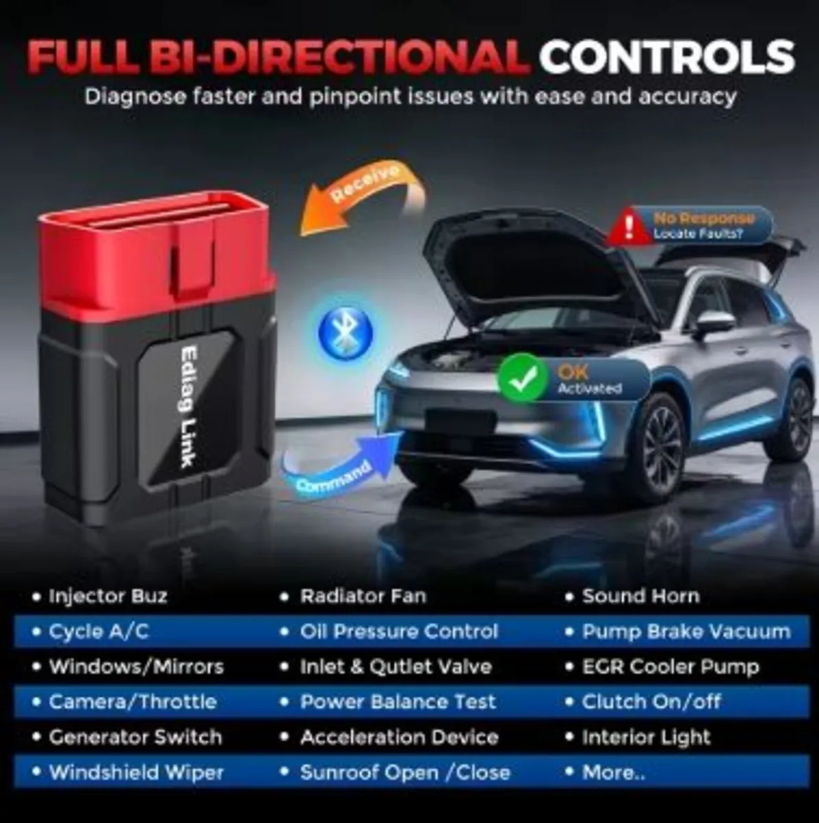 KINGBOLEN Ediag Link OBD2 Scanner - Image 4