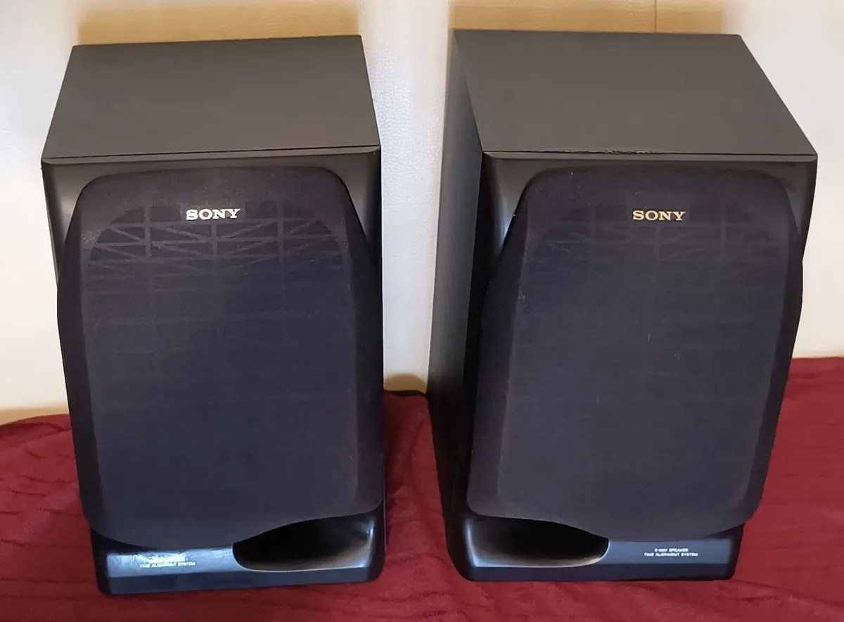 Bookshelf Speakers  Sony Stereo  6 Ohms - Image 3