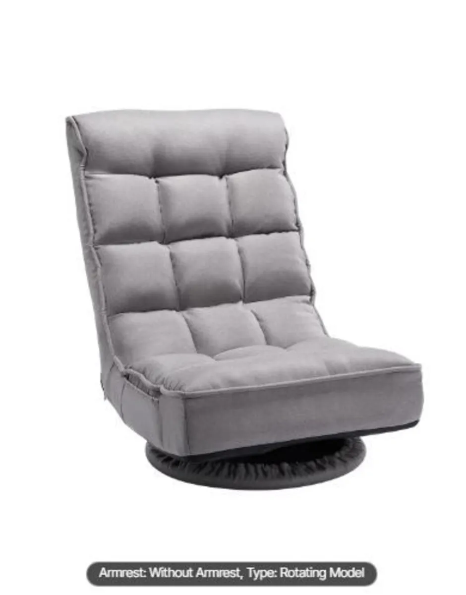 Swivel Floor Gaming Chair, 360-Degree - Image 2