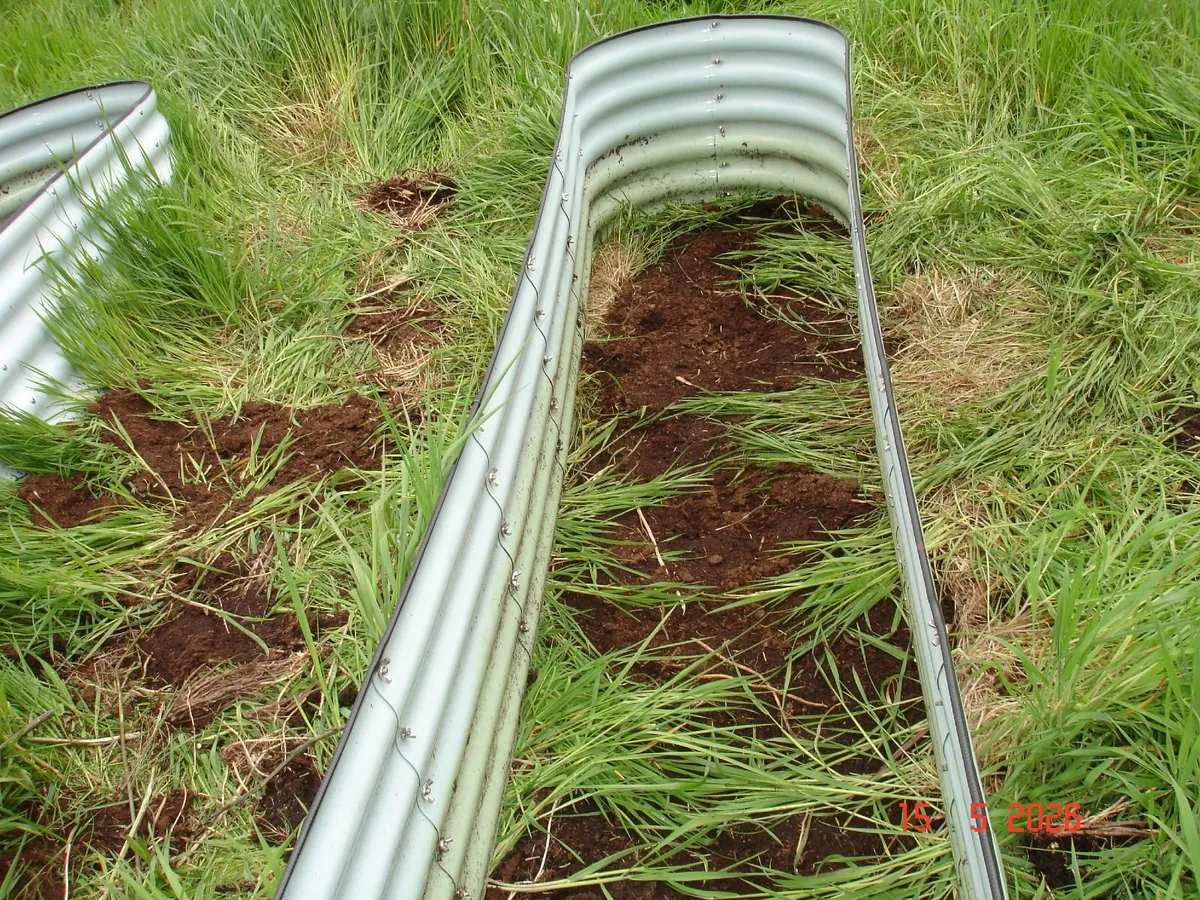 Raised Garden Planters  Galvanised metal 5 No - Image 2