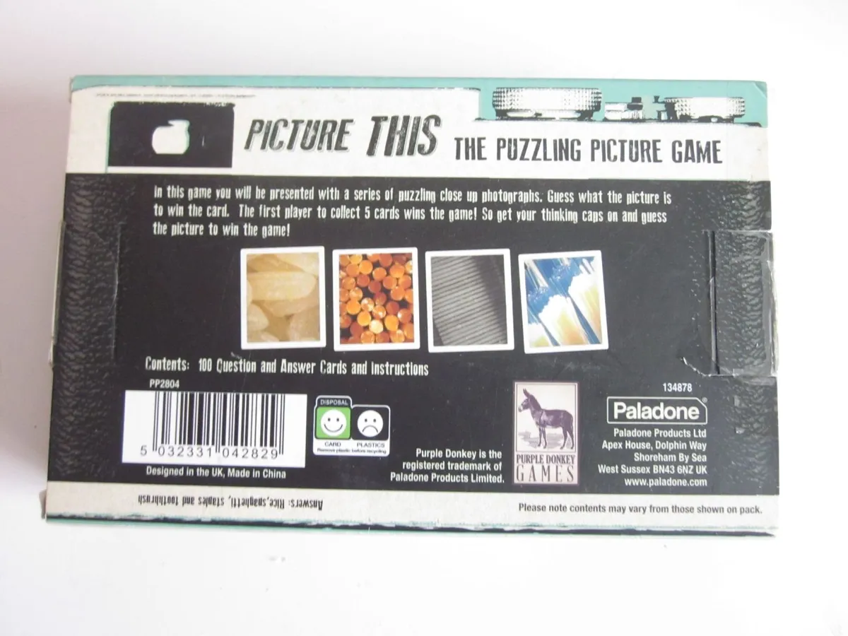 New Picture This Puzzling Picture Family Card Game - Image 2