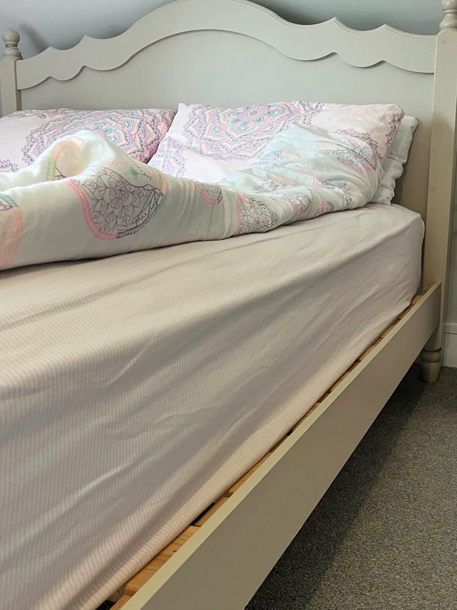 5ft Bed Frame and Mattress - Image 3