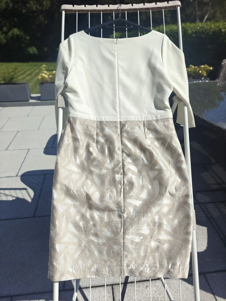 Cream Dress  Fee Gee dress - Image 3
