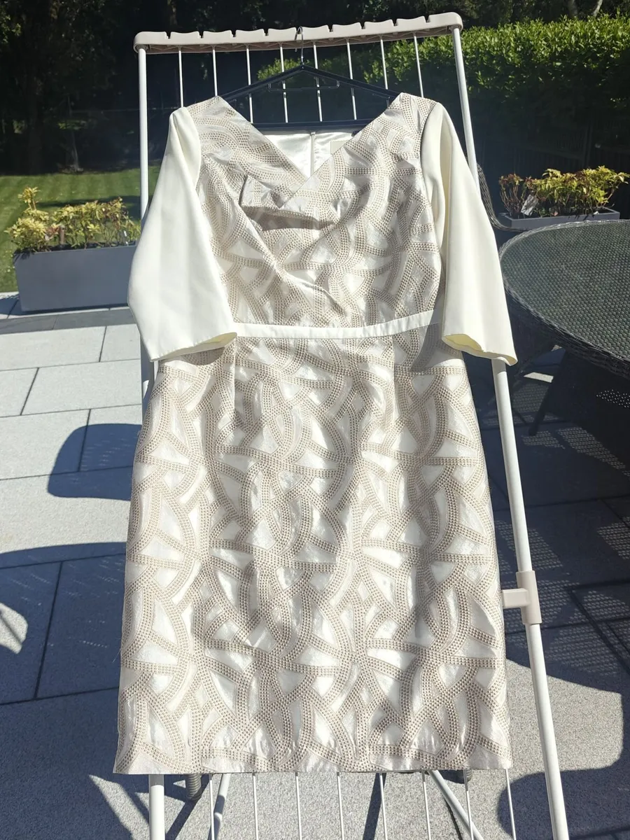 Cream Dress  Fee Gee dress - Image 1